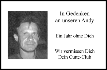 Traueranzeige von Andy  von trauer.extra-tipp-moenchengladbach.de